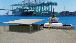 Crowley and the Port of San Diego celebrate groundbreaking for All-Electric Tugboat Charging Station