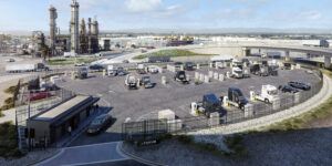 Charging Station to Power Electric Trucks in Port of Long Beach