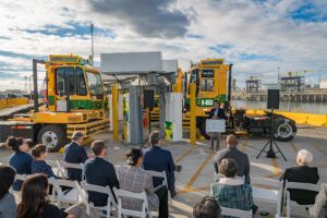 Zero-Emissions Cargo Handlers debut at Port of Long Beach