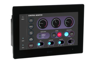 IDEC 7” combined PLC+HMI increases display size and I/O options