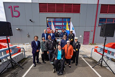 Port of Long Beach fire station group shot