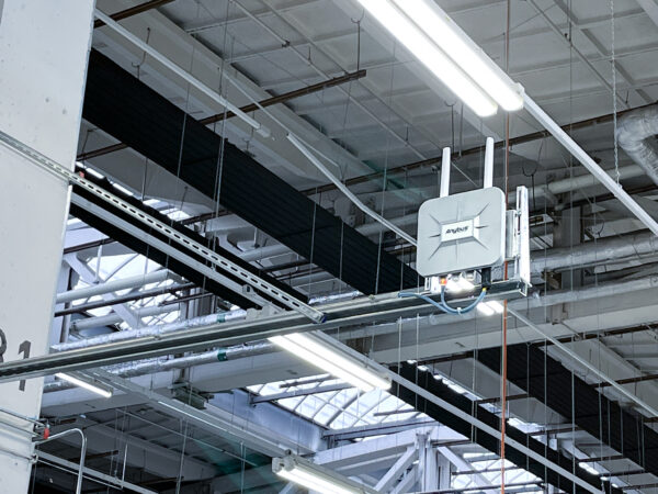Access Points were strategically placed around the factory to ensure seamless connectivity.