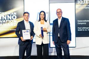 LEIBINGER wins the “German Innovation Award” for IQJET and is also recognized as “Innovator of the Year”