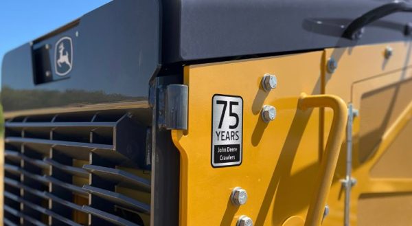 John Deere 75th decal logo
