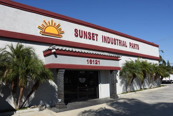 Sunset industrial parts image