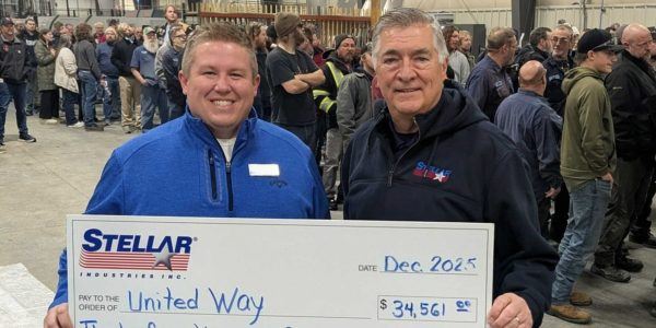 Steller Industries 2025 donation to United Way image