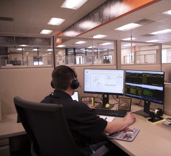 JLG Customer Support Team Member Working