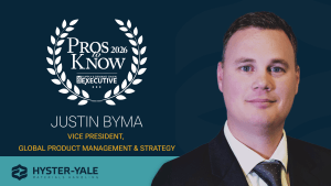 Justin Byma of Hyster-Yale recognized as a supply chain Pro to Know