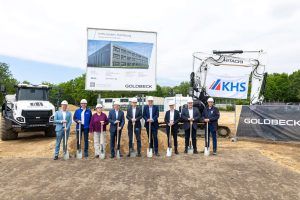 Ground-breaking ceremony in Hamburg