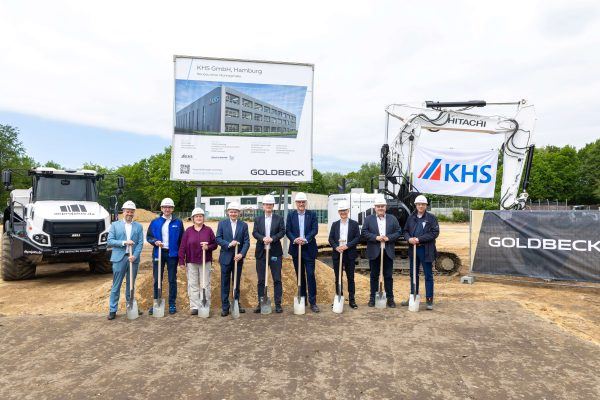 Ground-breaking ceremony in Hamburg