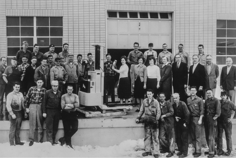 The first truck shipped from the Wisconsin Dells production facility, 1962 image